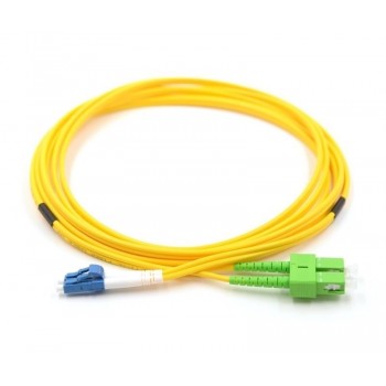 SC APC to LC UPC Duplex SM